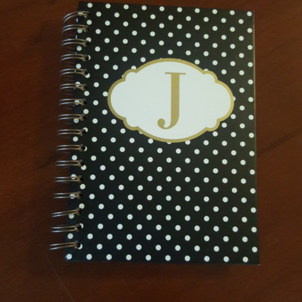 Journal notebook bonded letter J